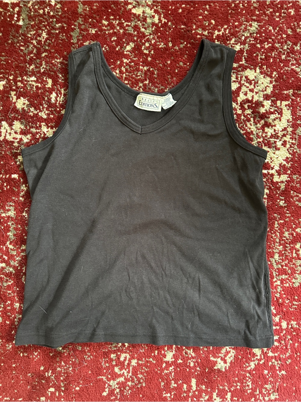Black Tank Top - Cotton Stretch